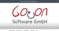 Desktop Screenshot of go-on-software.de